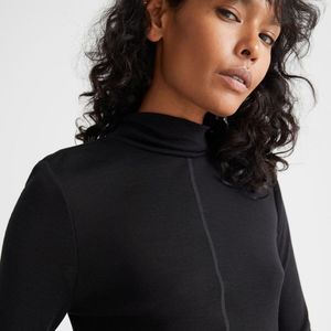NEW & OTHER STORIES TURTLENECK WOOL TOP Black